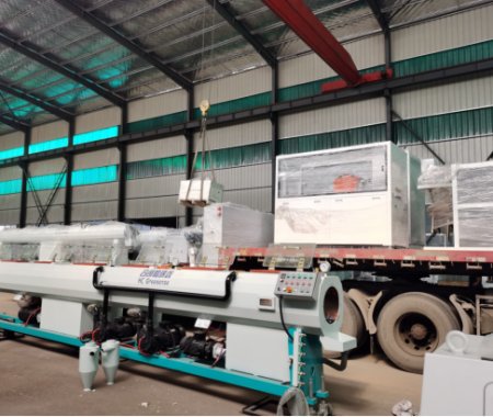 發(fā)貨四川，PE管20-75高速生產(chǎn)線